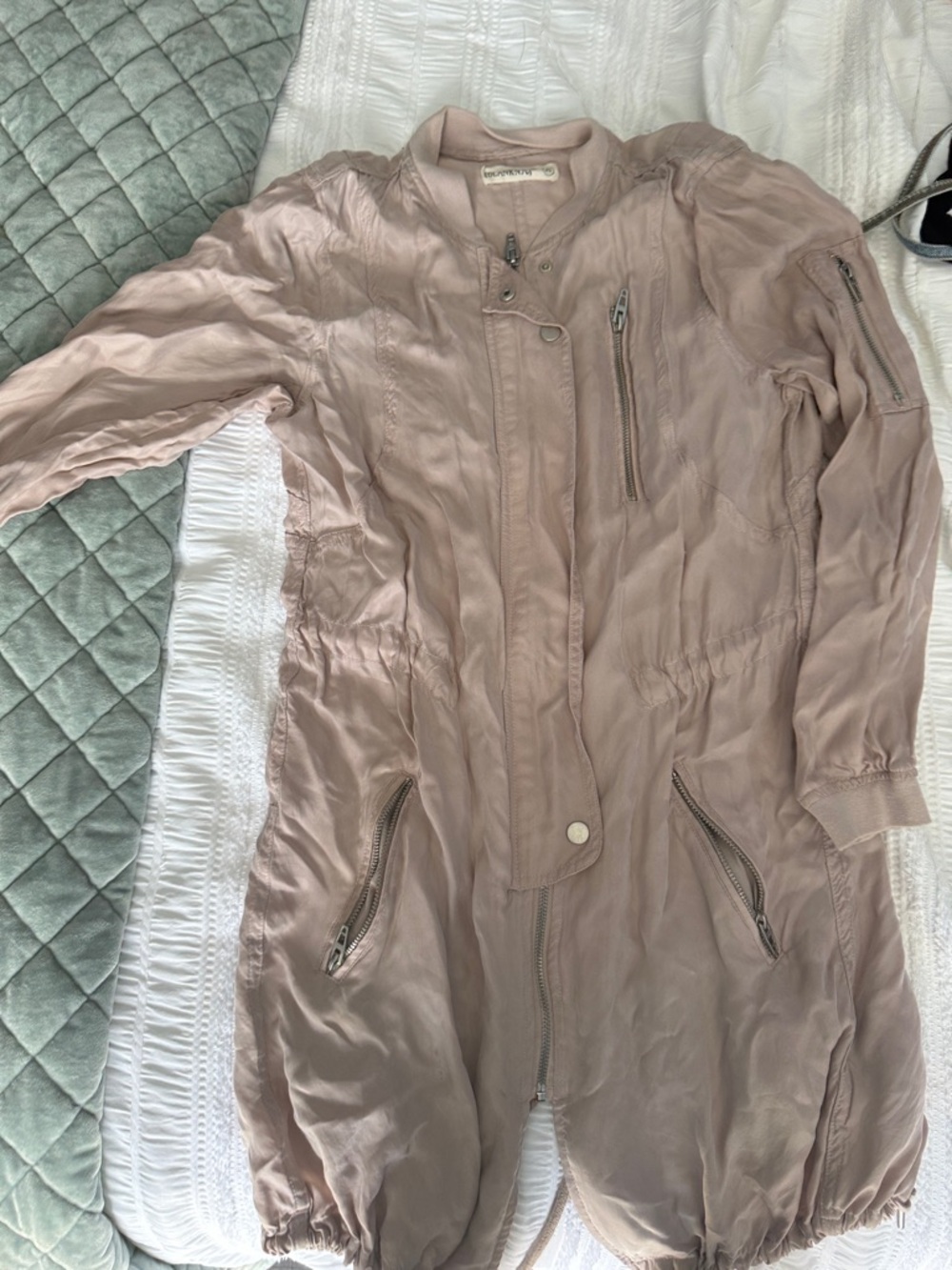Blank NYC Light Mauve Utility Jacket
